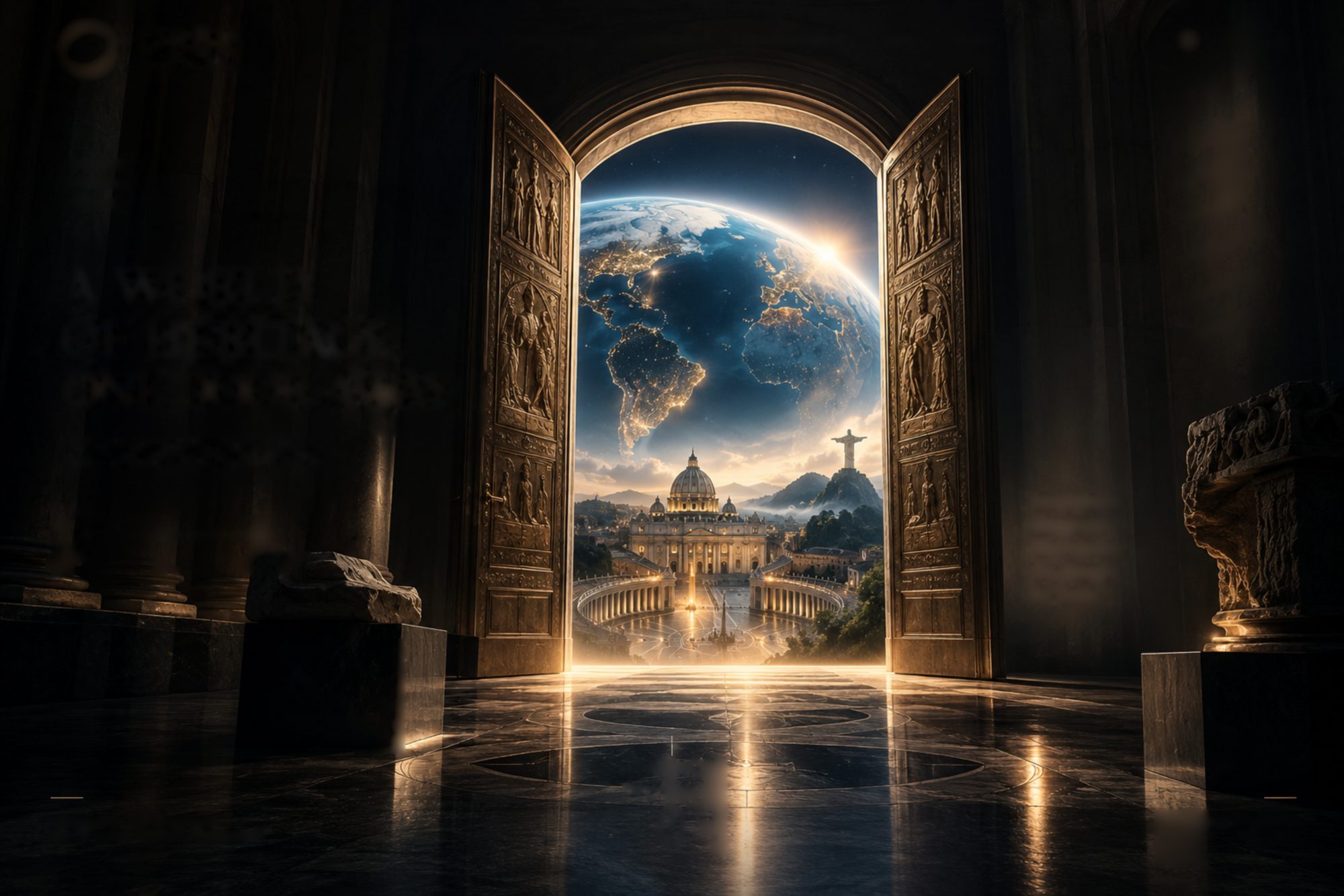 Porta Mundi — a porta dourada aberta para o mundo